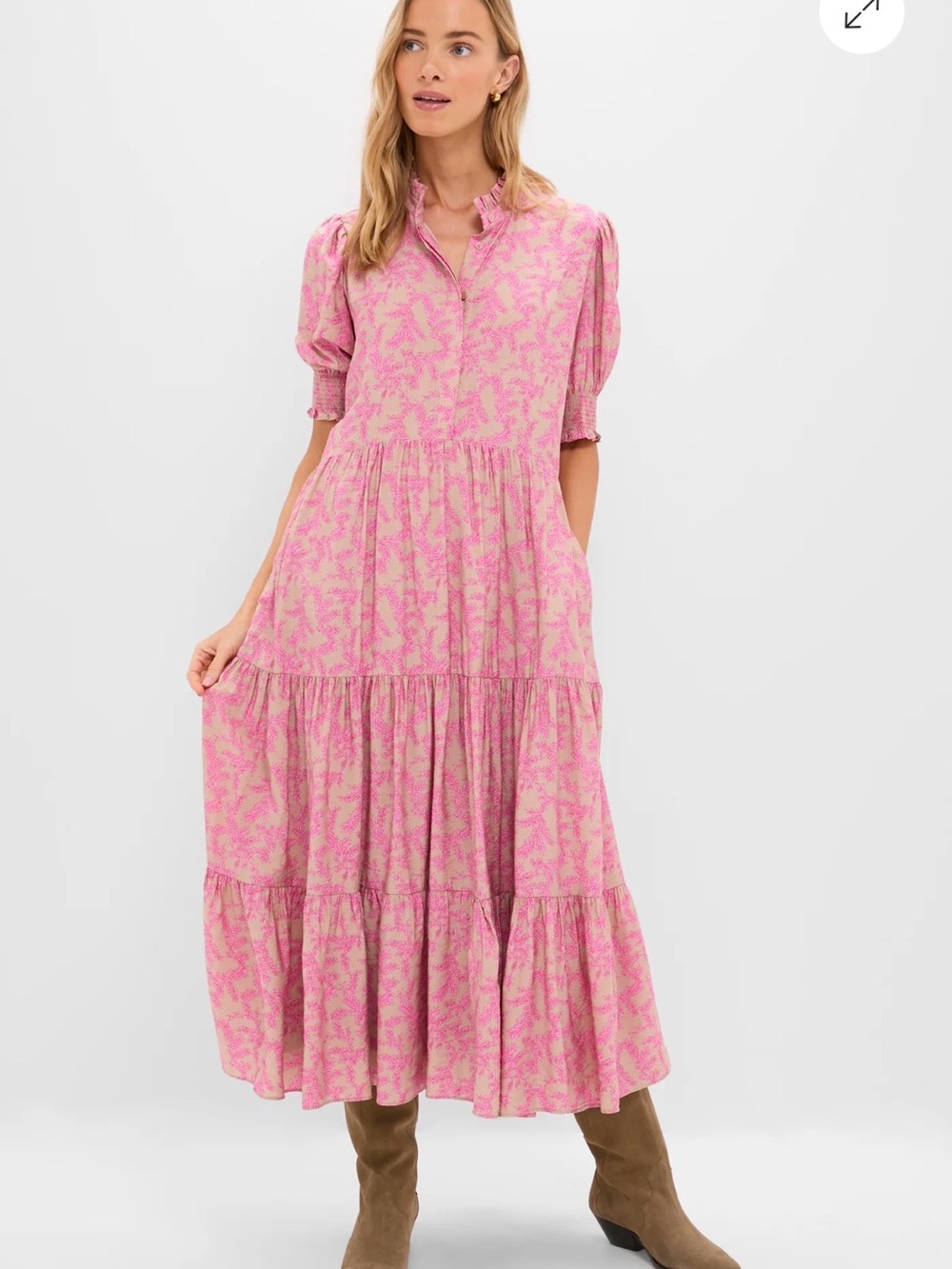 Hyacinth House Tiered Maxi Dress